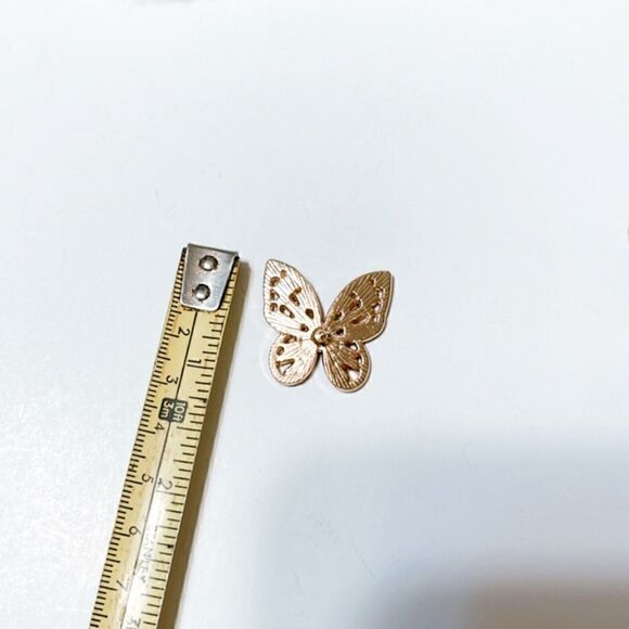 Butterfly stud earrings N17 - Picture 5 of 6